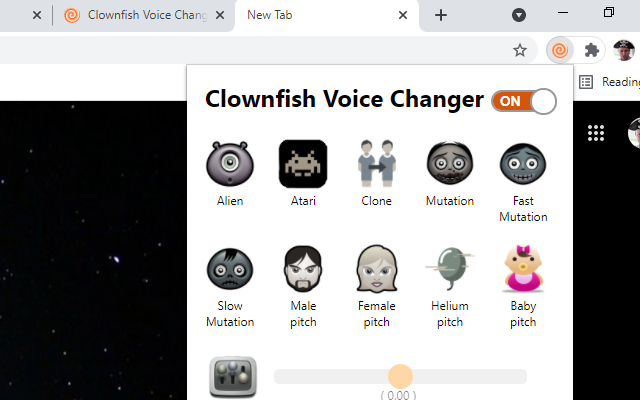 Clownfish Voice Changer for Chrome截图3