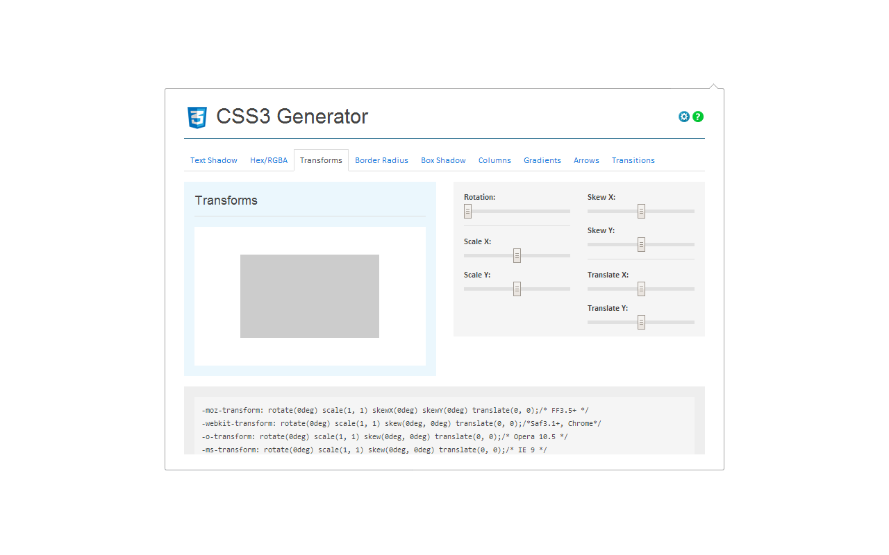 CSS3 Generator截图1