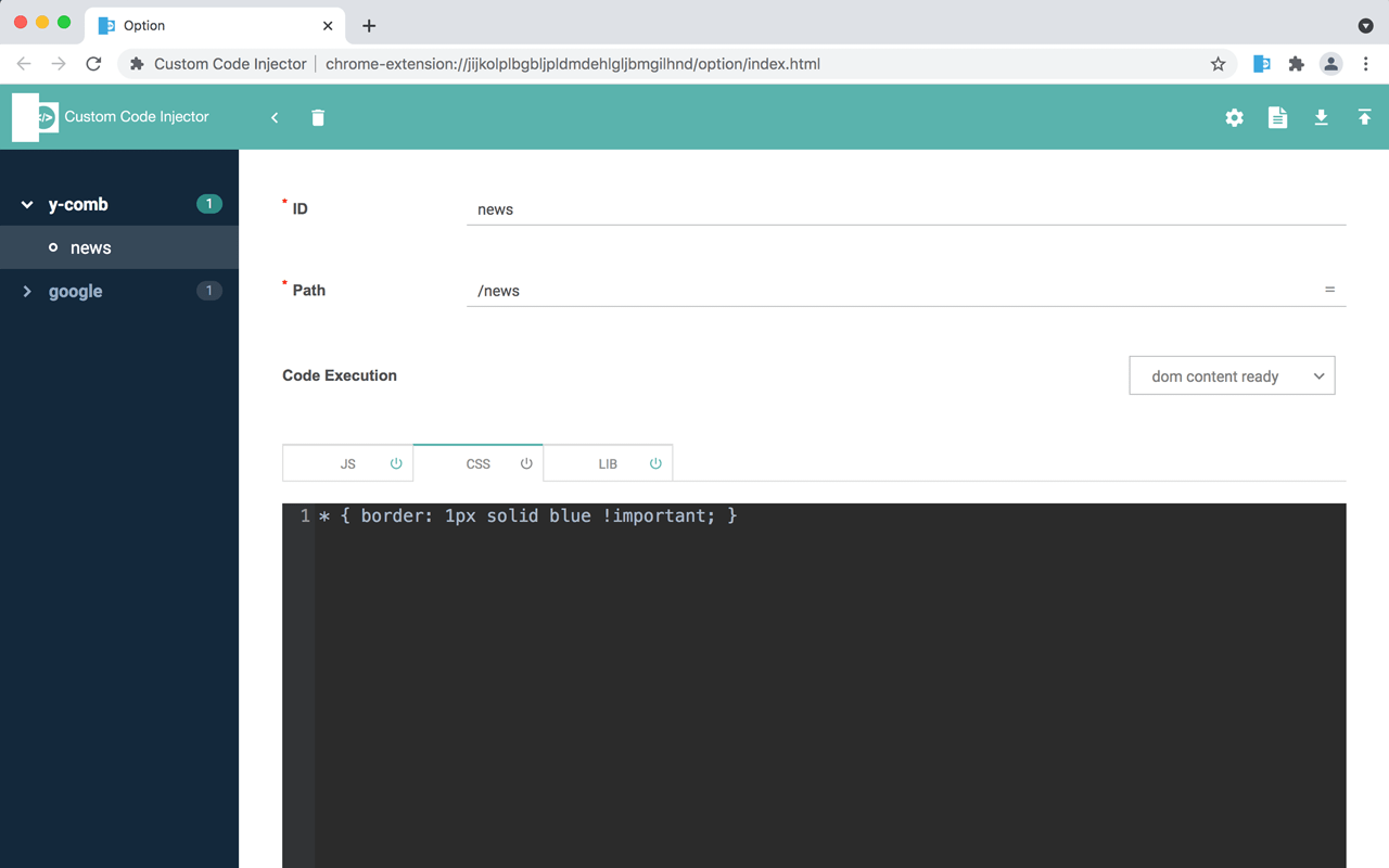 Custom Code Injector截图2