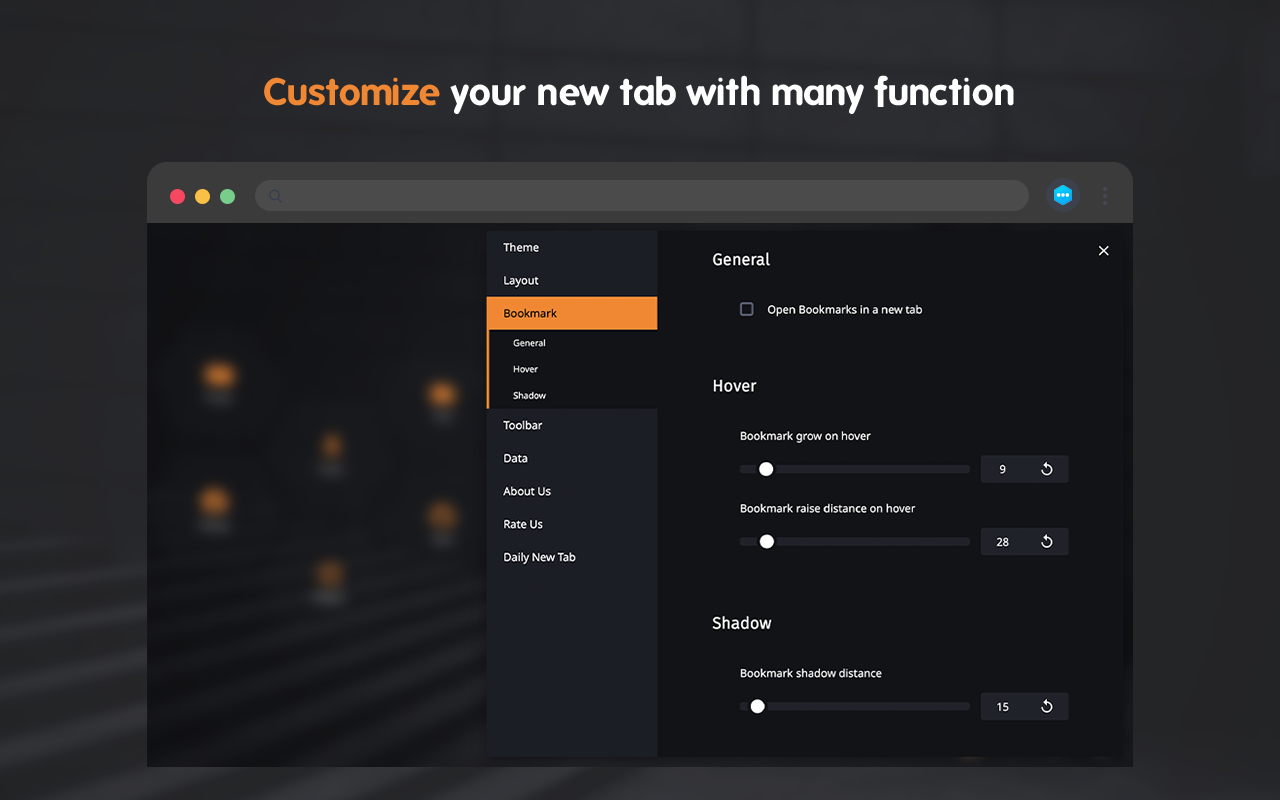 Daily Tab - New tab for Chrome截图2