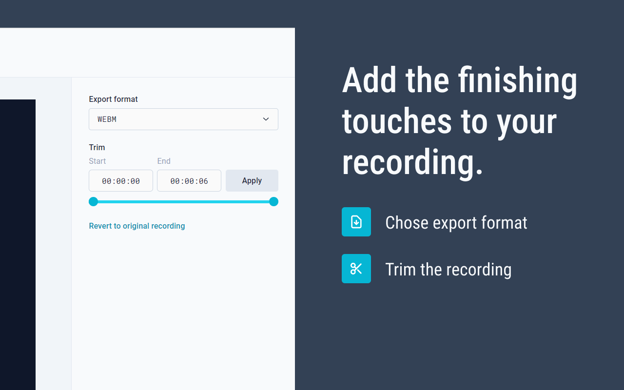 Camera Ready - Record great product demos截图2