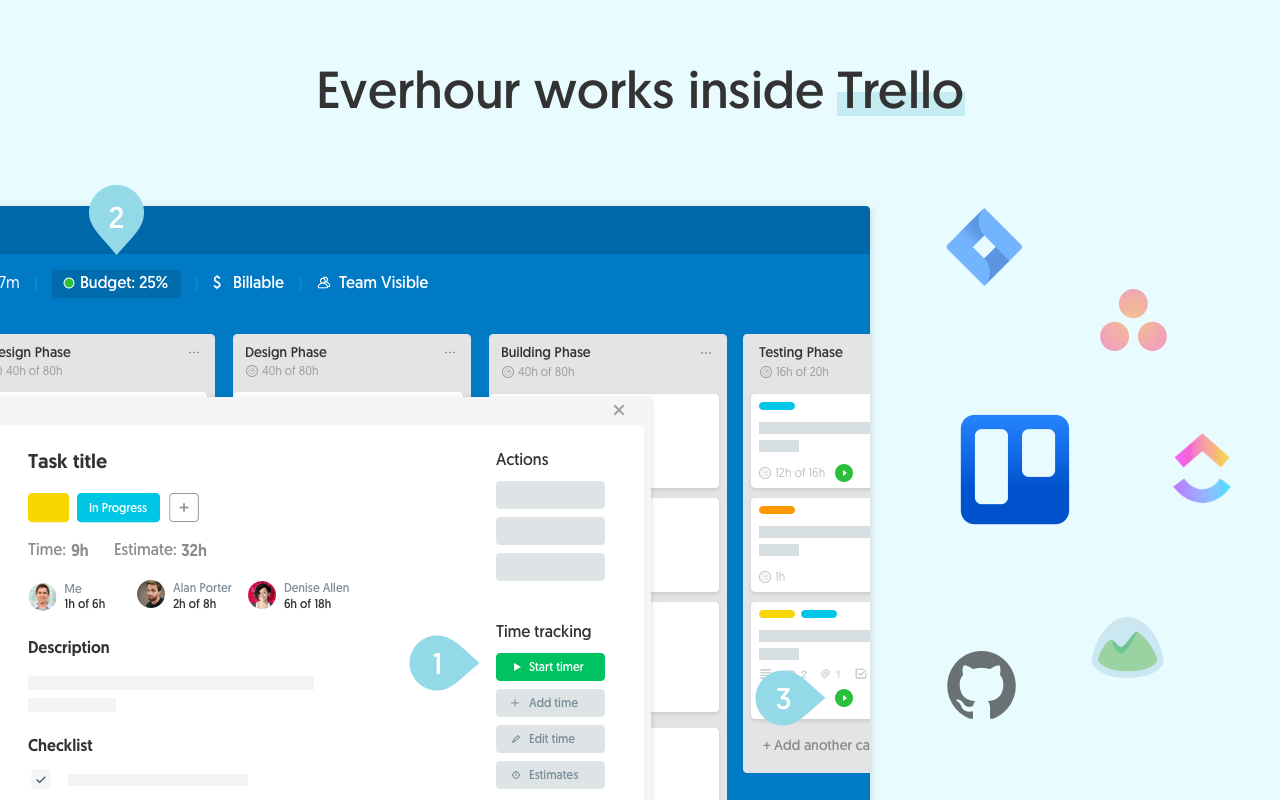 Everhour — Time Tracking, Budgets, Expenses截图3