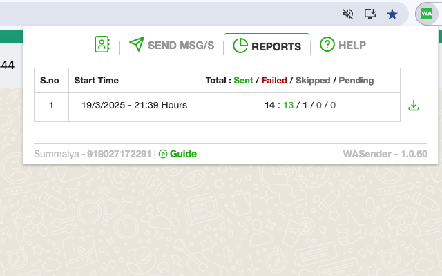WASender Messaging, AI replies, and WA CRM截图4