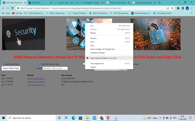 Keylogging and Send Data截图1