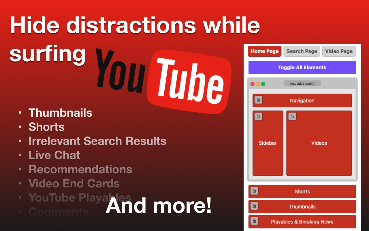 FocusTube: Distraction Blocker for YouTube截图4