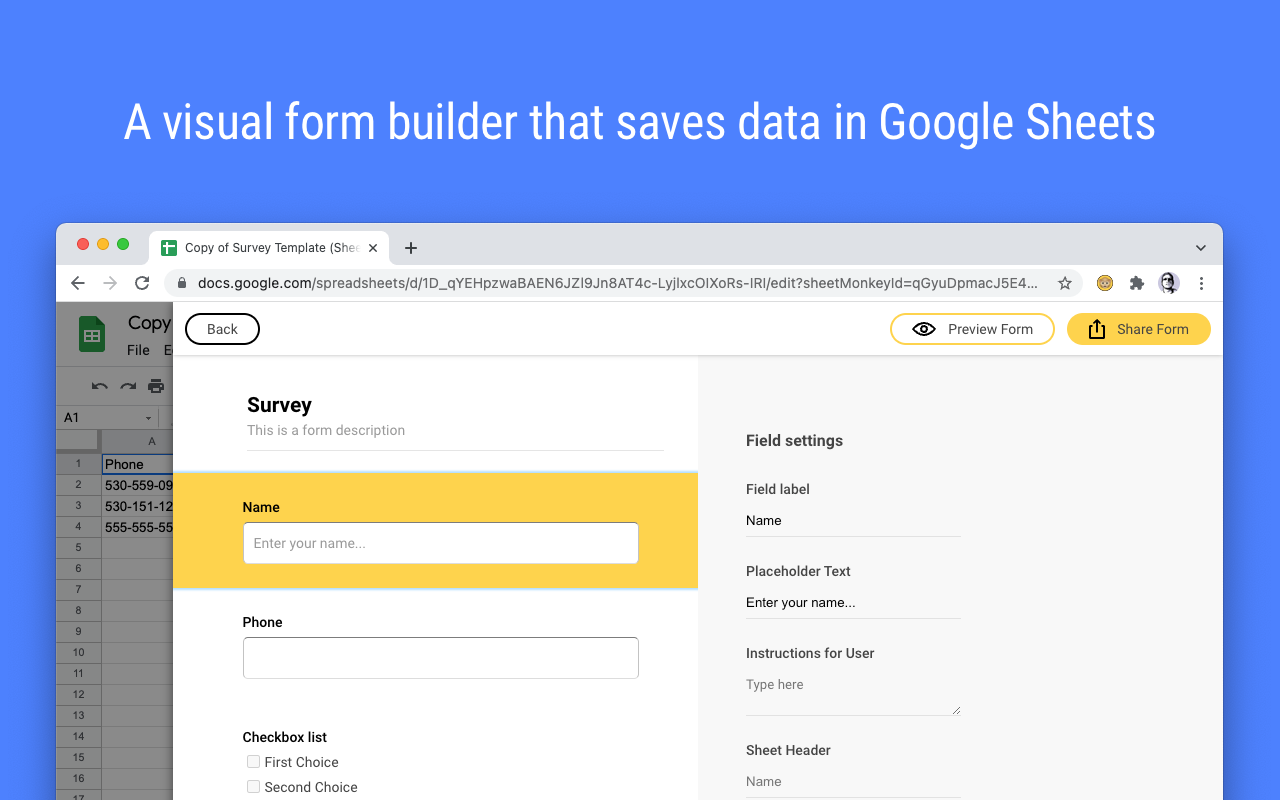 Sheet Monkey - Form Builder for Sheets截图3
