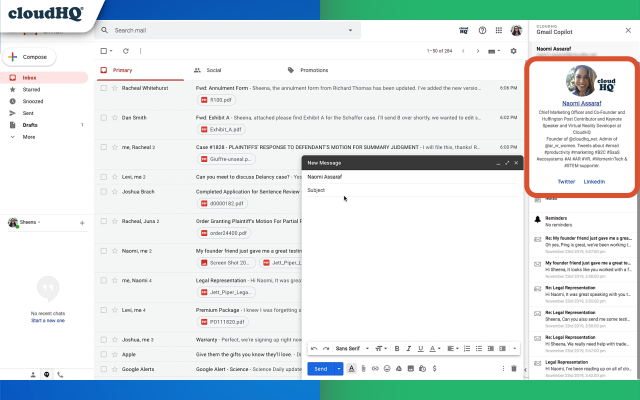 Copilot for Gmail™ by cloudHQ截图3