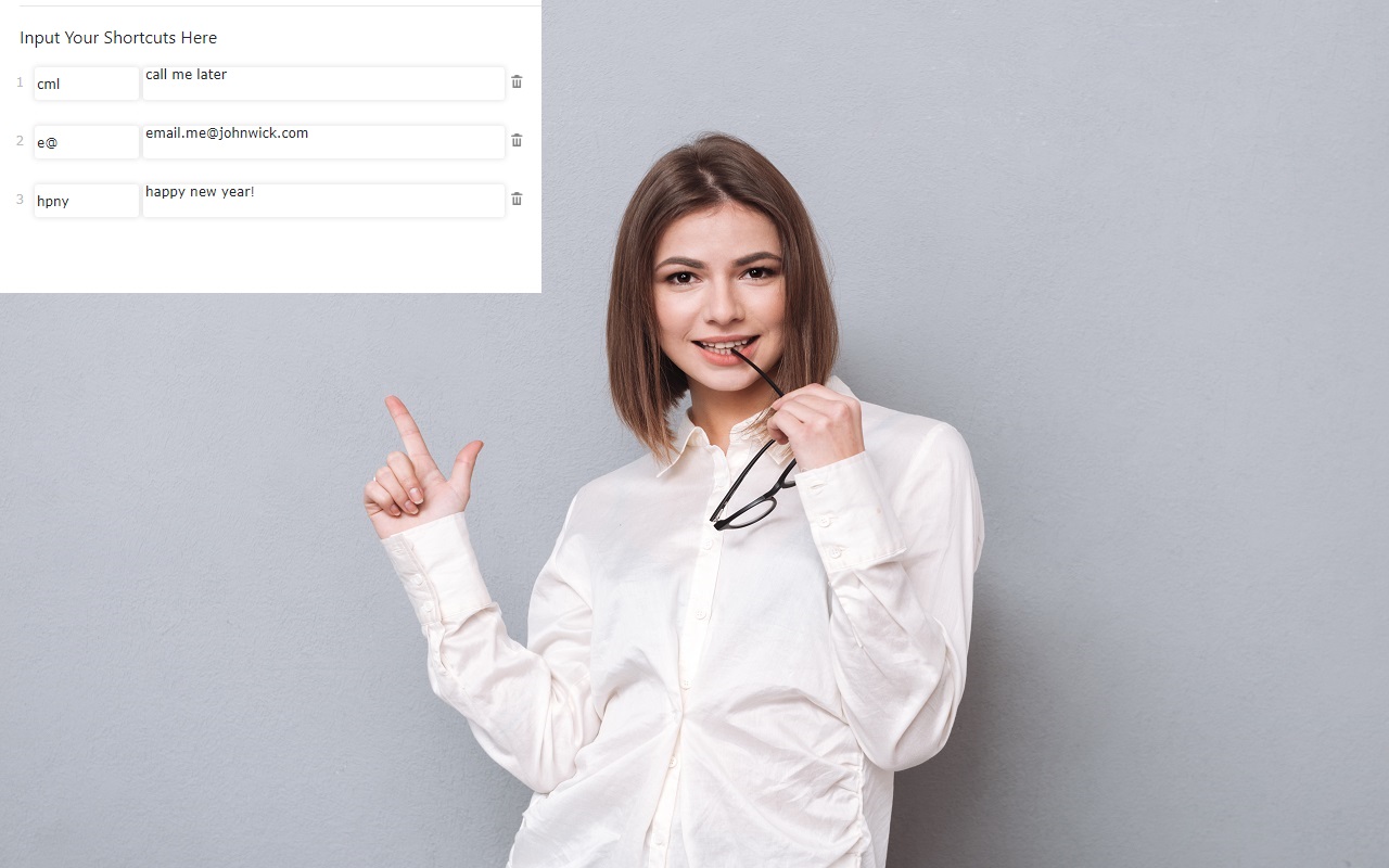 免费的Google Chrome™自动文本扩展器截图2
