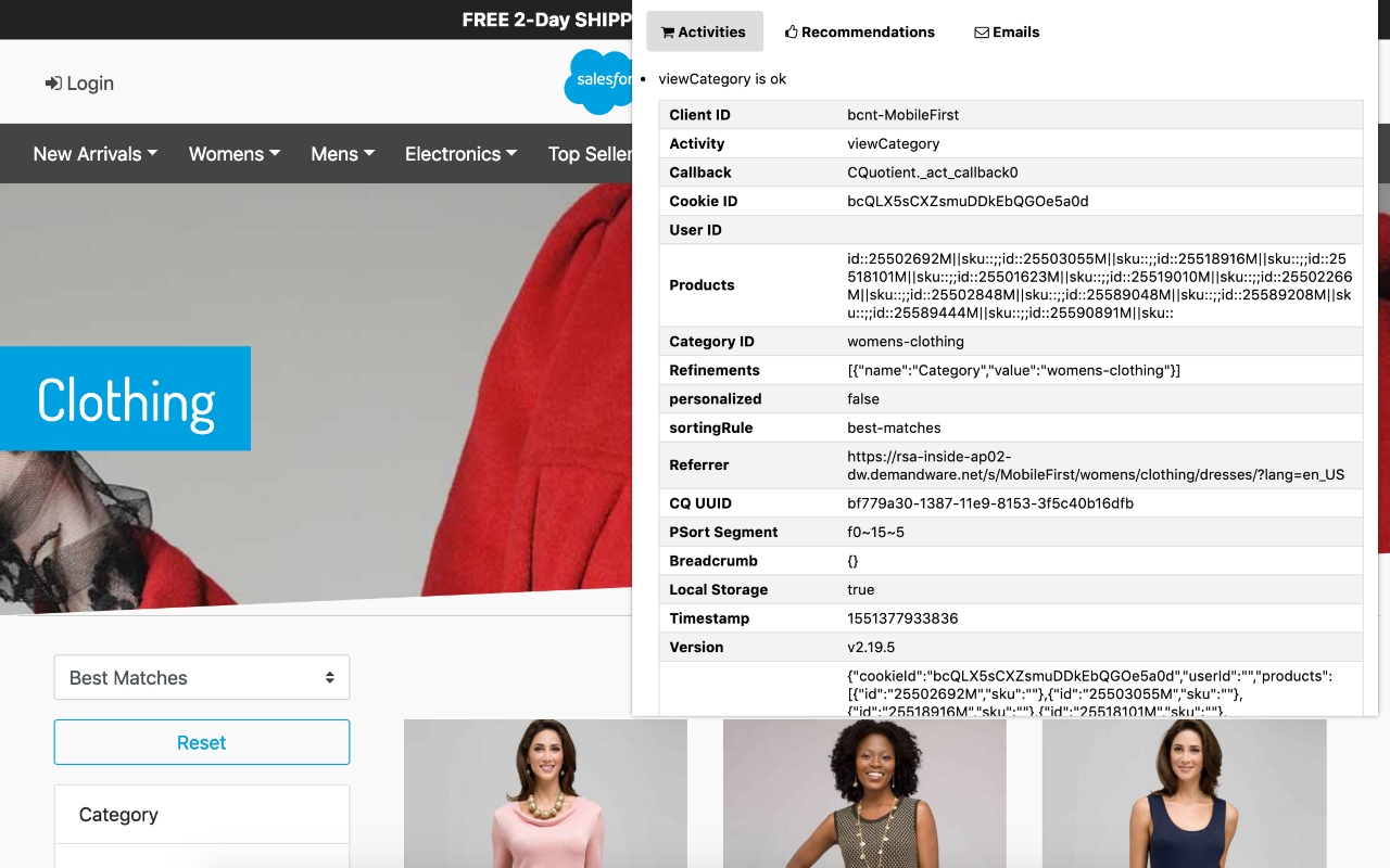 Commerce Cloud Recommendation Validator截图1