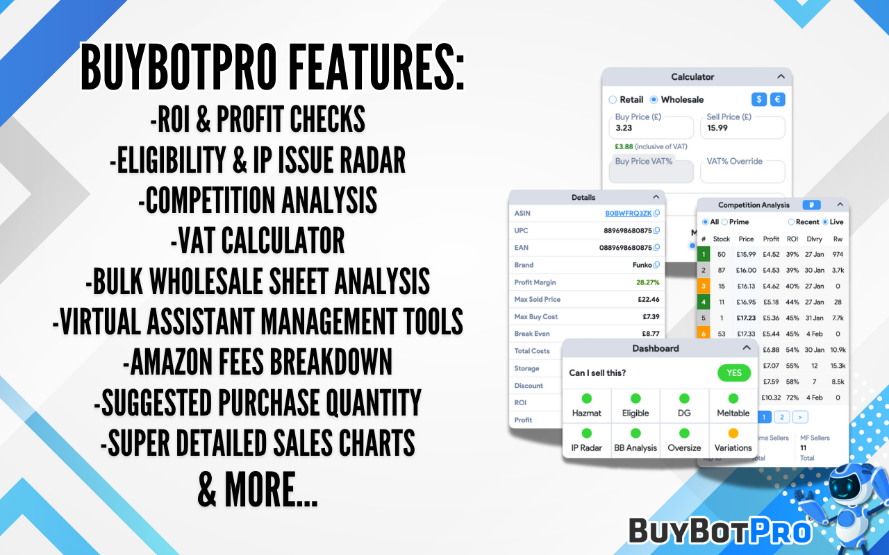 BuyBotPro - Amazon FBA Deal Analyzer截图3