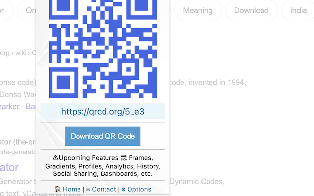 The QR Extension截图2