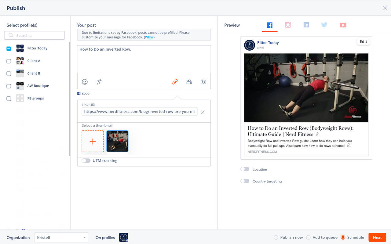Agorapulse截图1