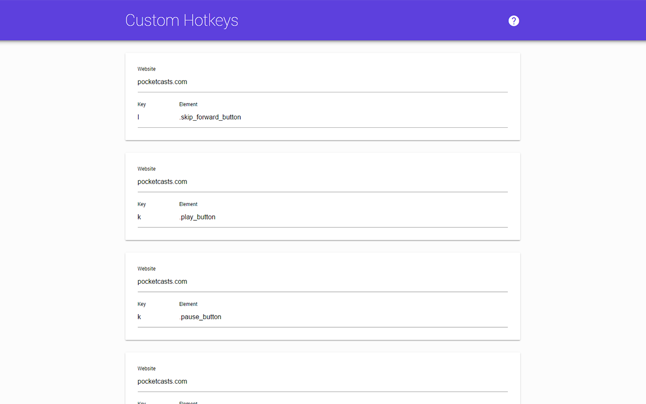 Custom Hotkeys截图1