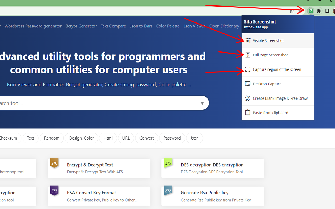 网页截图 - Screenshot Extension截图2