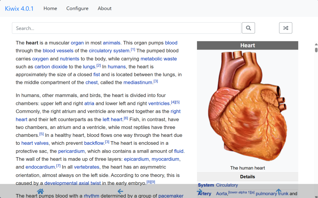 Kiwix JS Browser Extension截图3