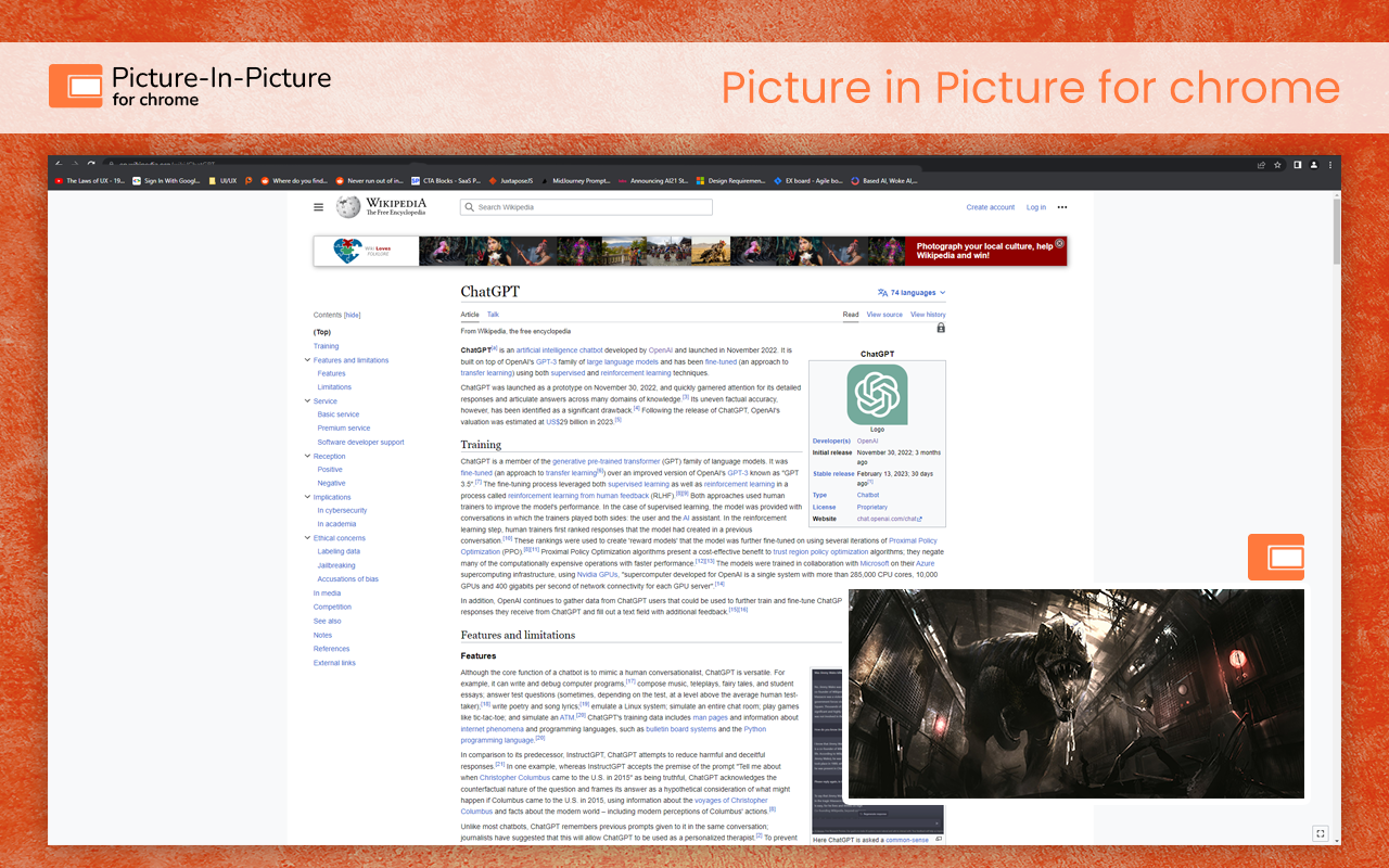 Picture-In-Picture For Chrome截图1