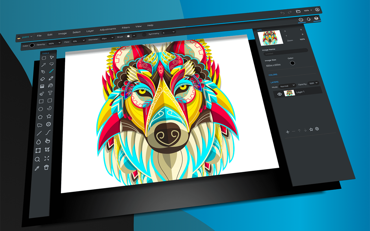 Sumopaint - Online Image Editor截图1