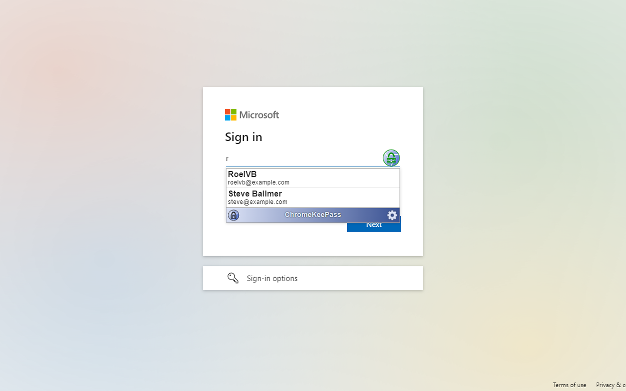 ChromeKeePass截图4
