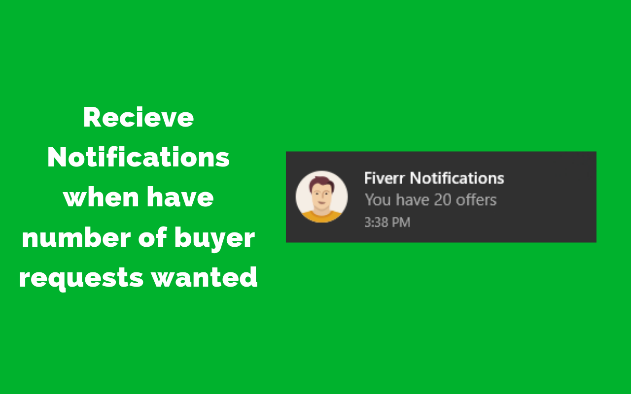 UnOfficial Fiverr Notifications截图2