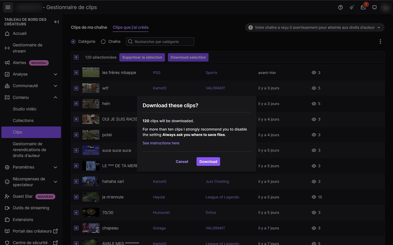 Twitch Clip Downloader截图2