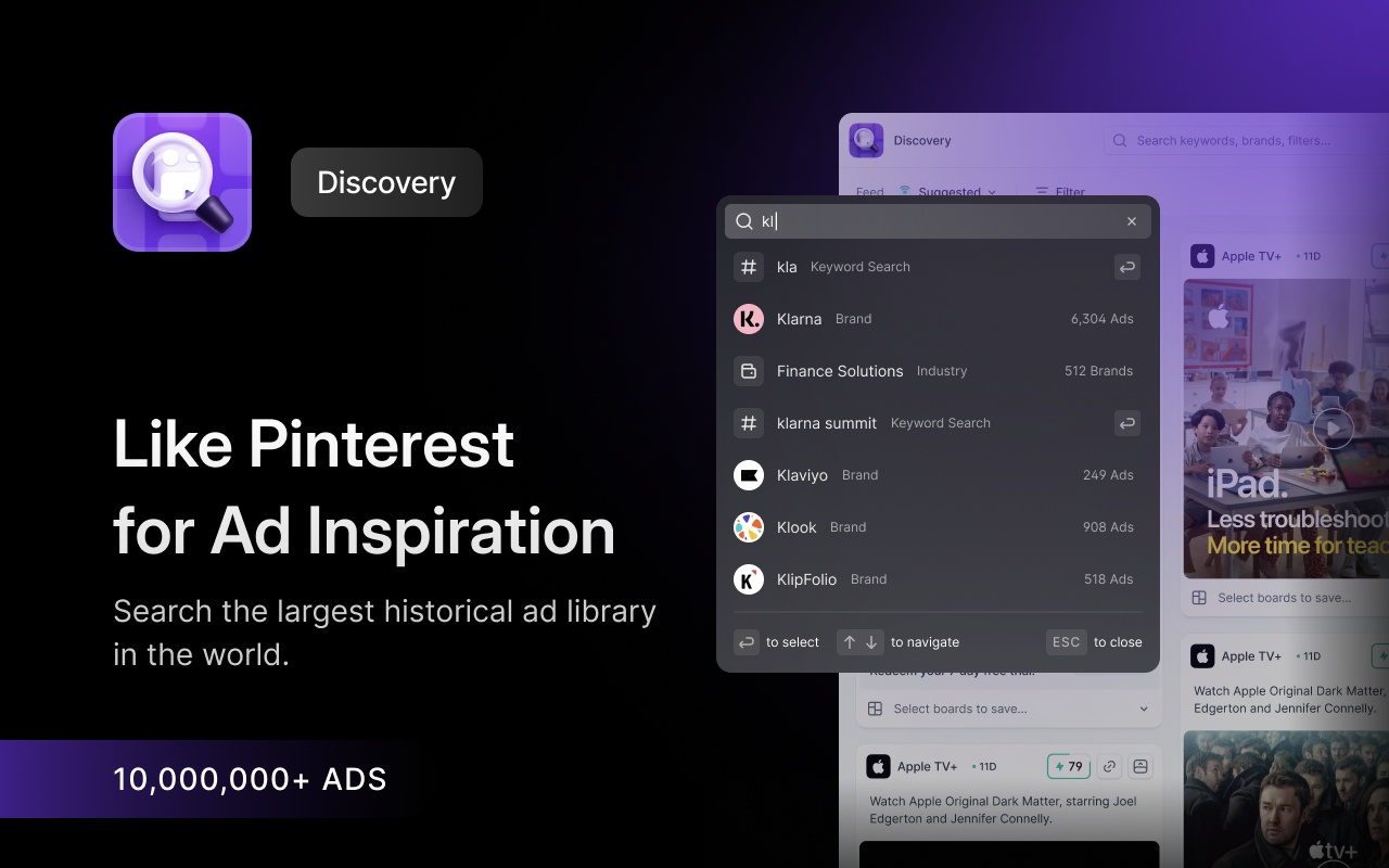 Ad Library - Save Ads Facebook TikTok - Foreplay截图4