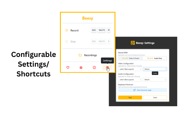 Beesy: Record Google Meets截图2