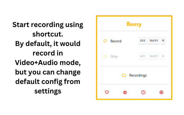 Beesy: Record Google Meets截图4