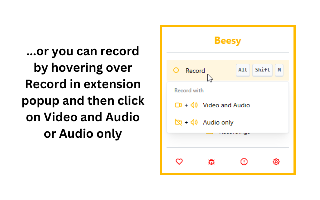 Beesy: Record Google Meets截图5