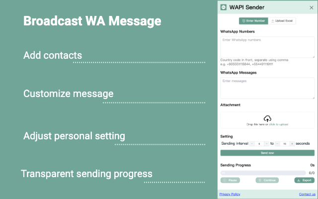 WAPI Sender 和 WhatsApp 上的 ChatGPT截图1