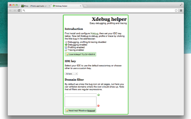 Xdebug helper截图1
