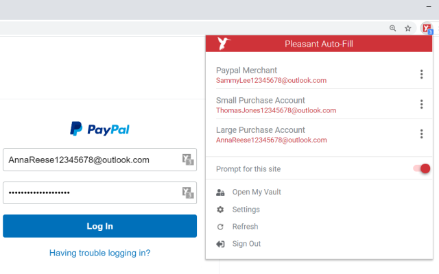 Pleasant Password Server Auto-Filler截图3