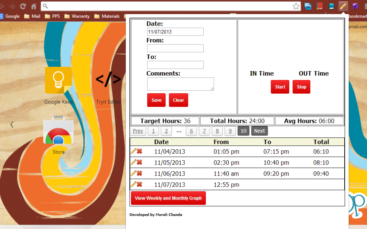 Work Hours Tracker截图1