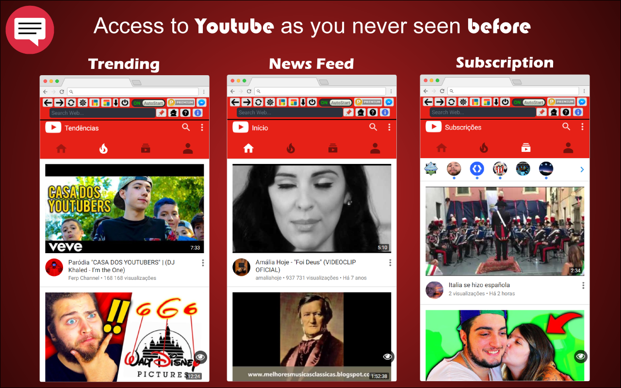 Red Messenger for Youtube截图1