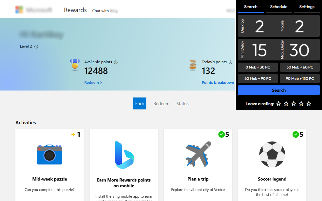 Rewards Search Automator截图2