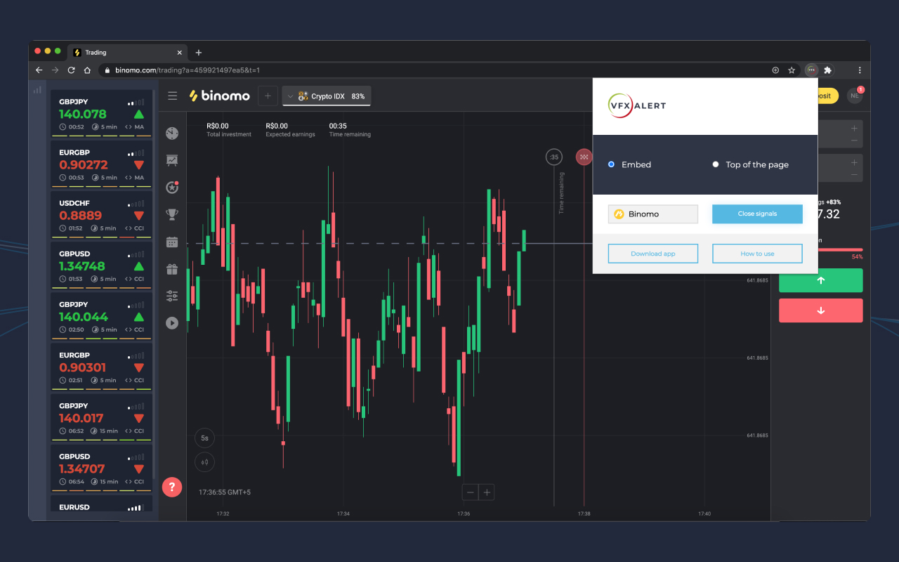 vfxAlert signals panel截图2