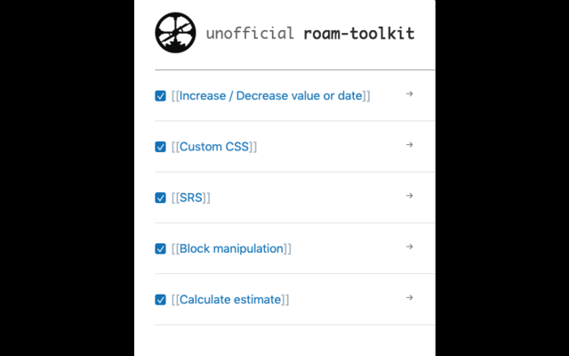 Roam Toolkit截图2