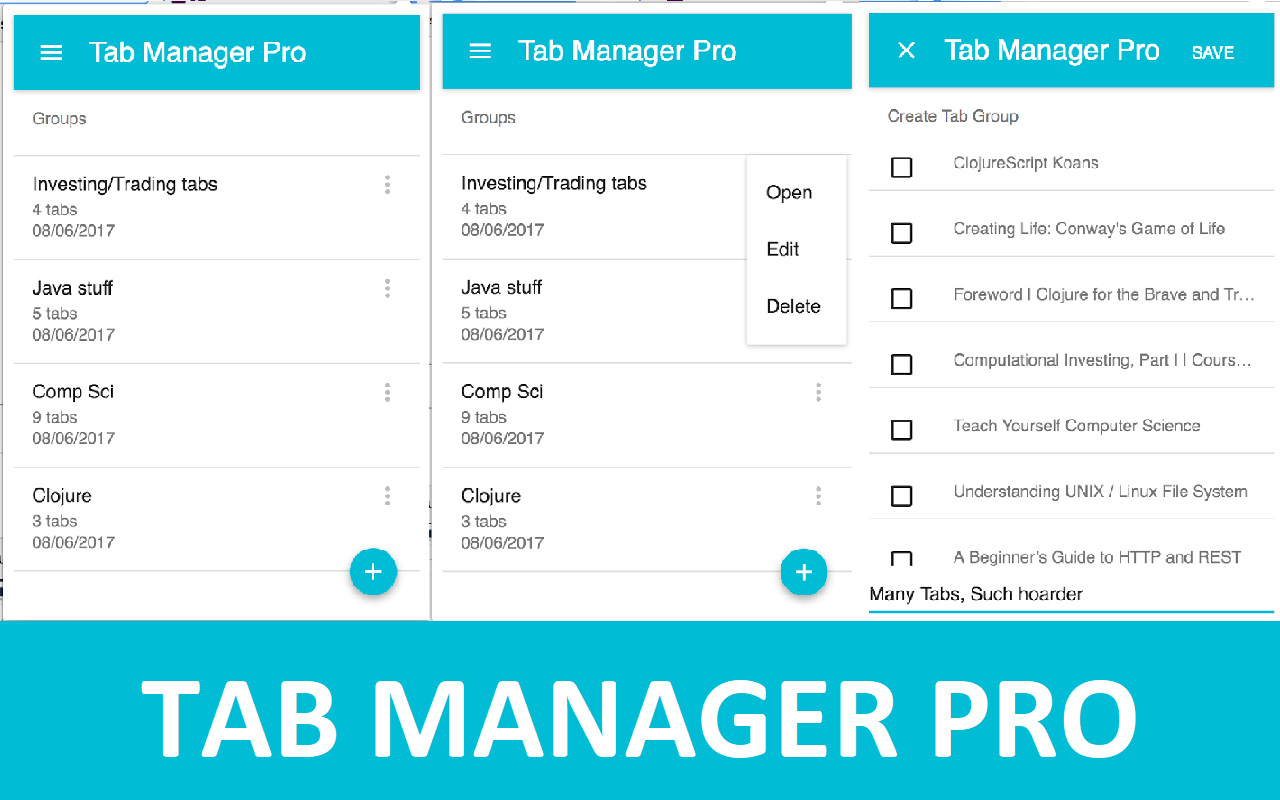 Tab Manager Pro截图1