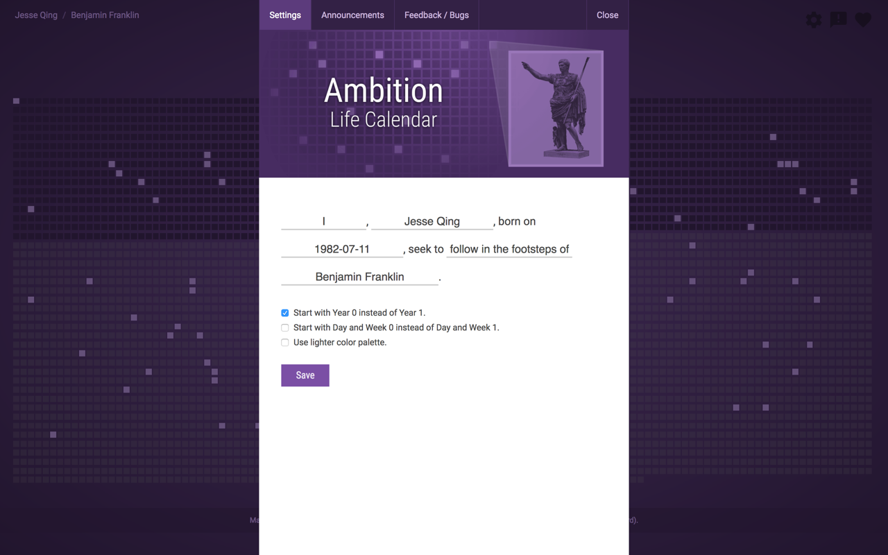 Ambition Life Calendar截图3