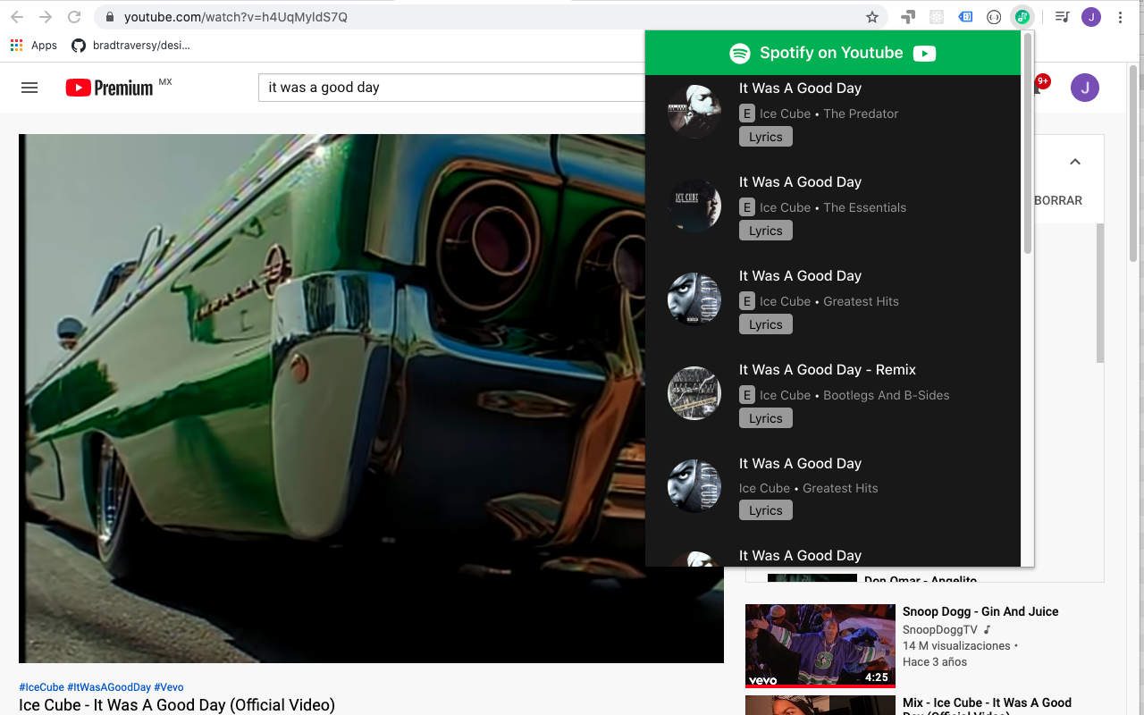 Youtube on Spotify截图2