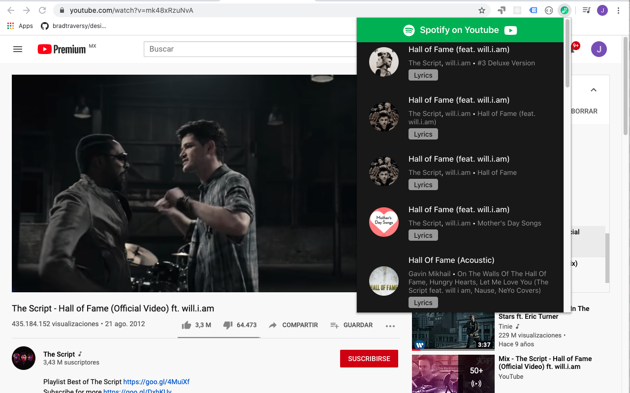 Youtube on Spotify截图5