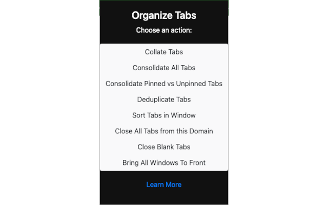 Organize Tabs截图1