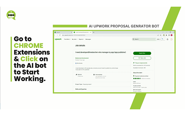 AI Upwork Proposal Generator Bot截图1