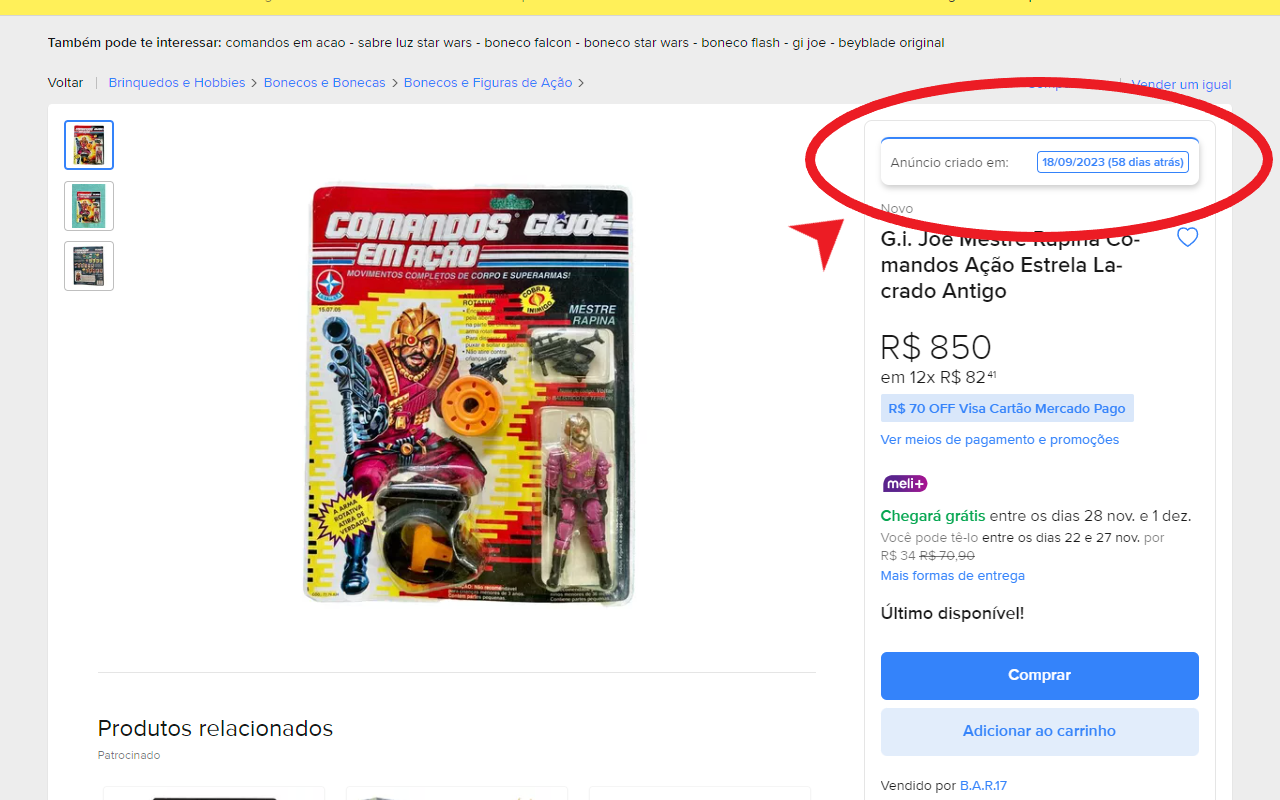 Mercado Livre Ad Inspect截图1