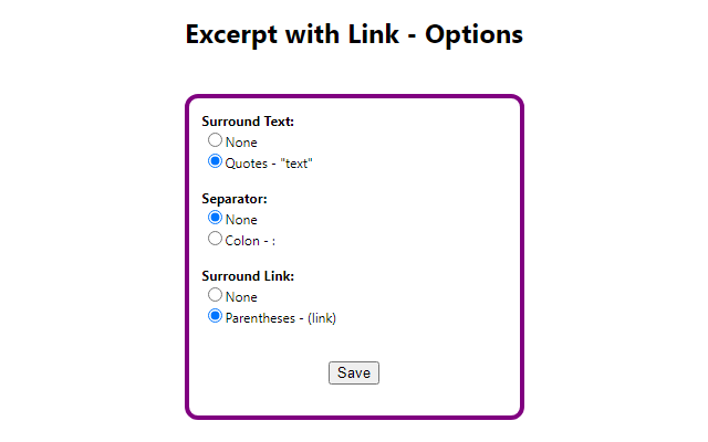 Excerpt with Link截图2