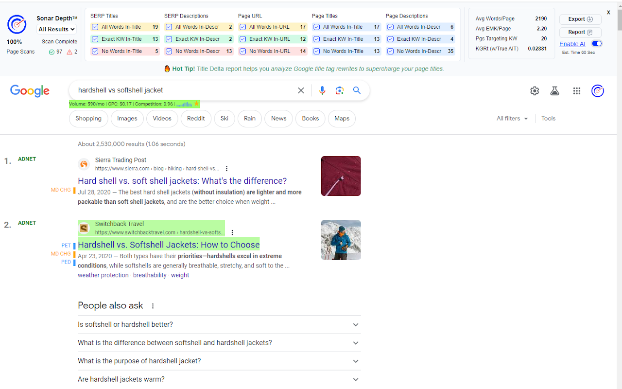 SERP Sonar截图3