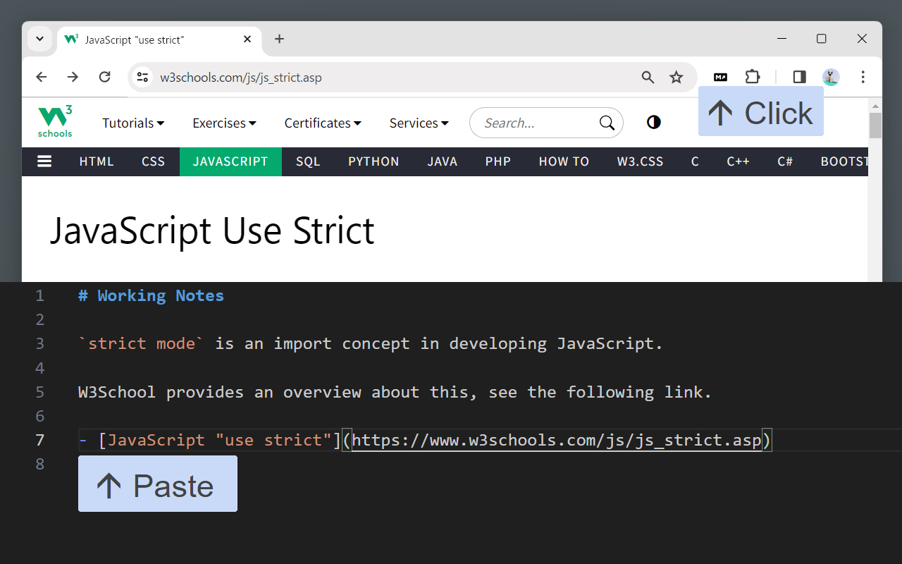 Markdown Link截图1