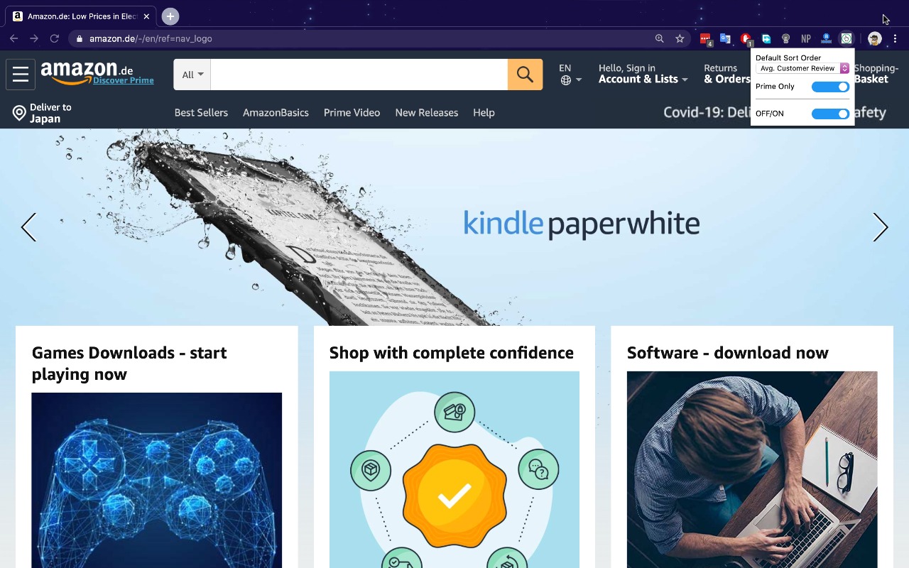 Default Amazon Sort截图1