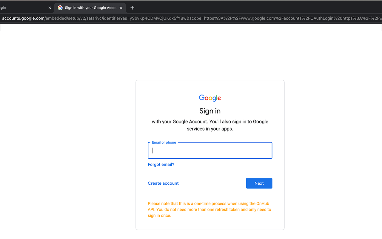 OnHub Authorization Helper截图1