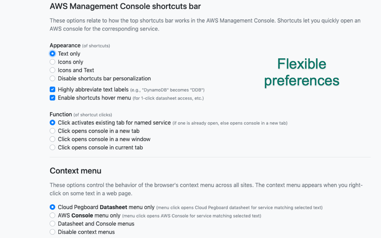 Cloud Pegboard AWS Console Enhancer截图4