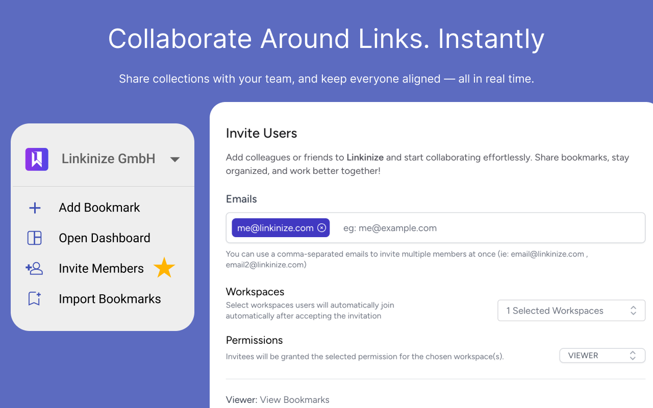 Linkinize - Bookmark Manager for Teams截图5